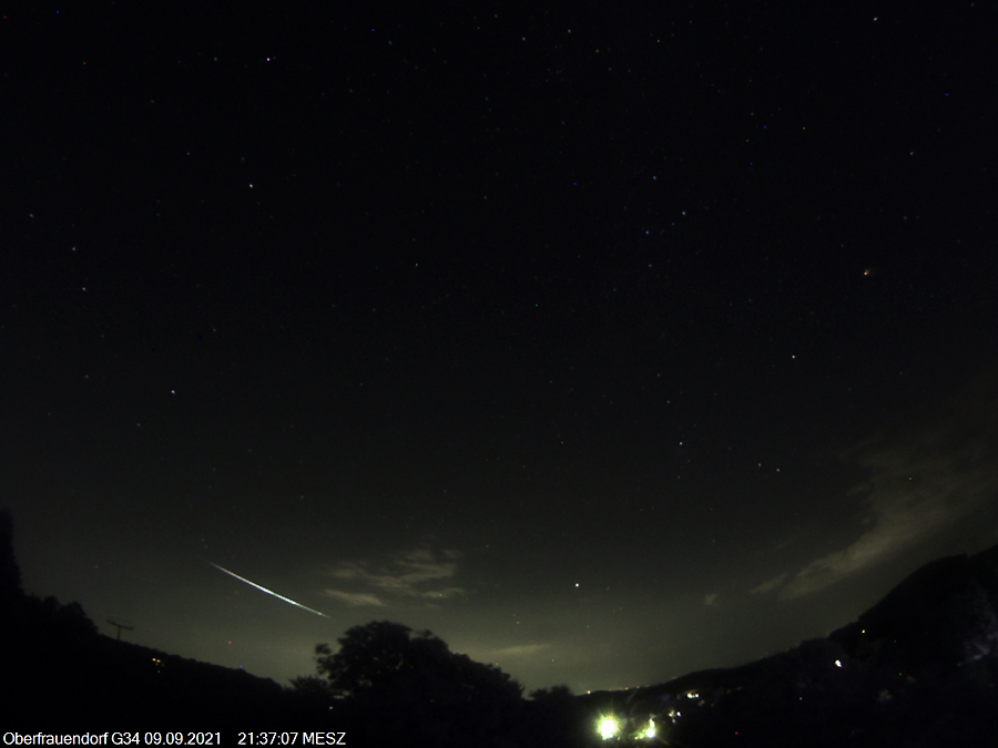 Meteor ber Norddeutschland