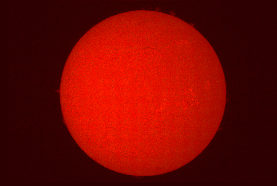 Sonne in Halpha 22.05.2022